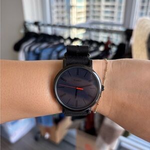 Timex Black and Red Watch